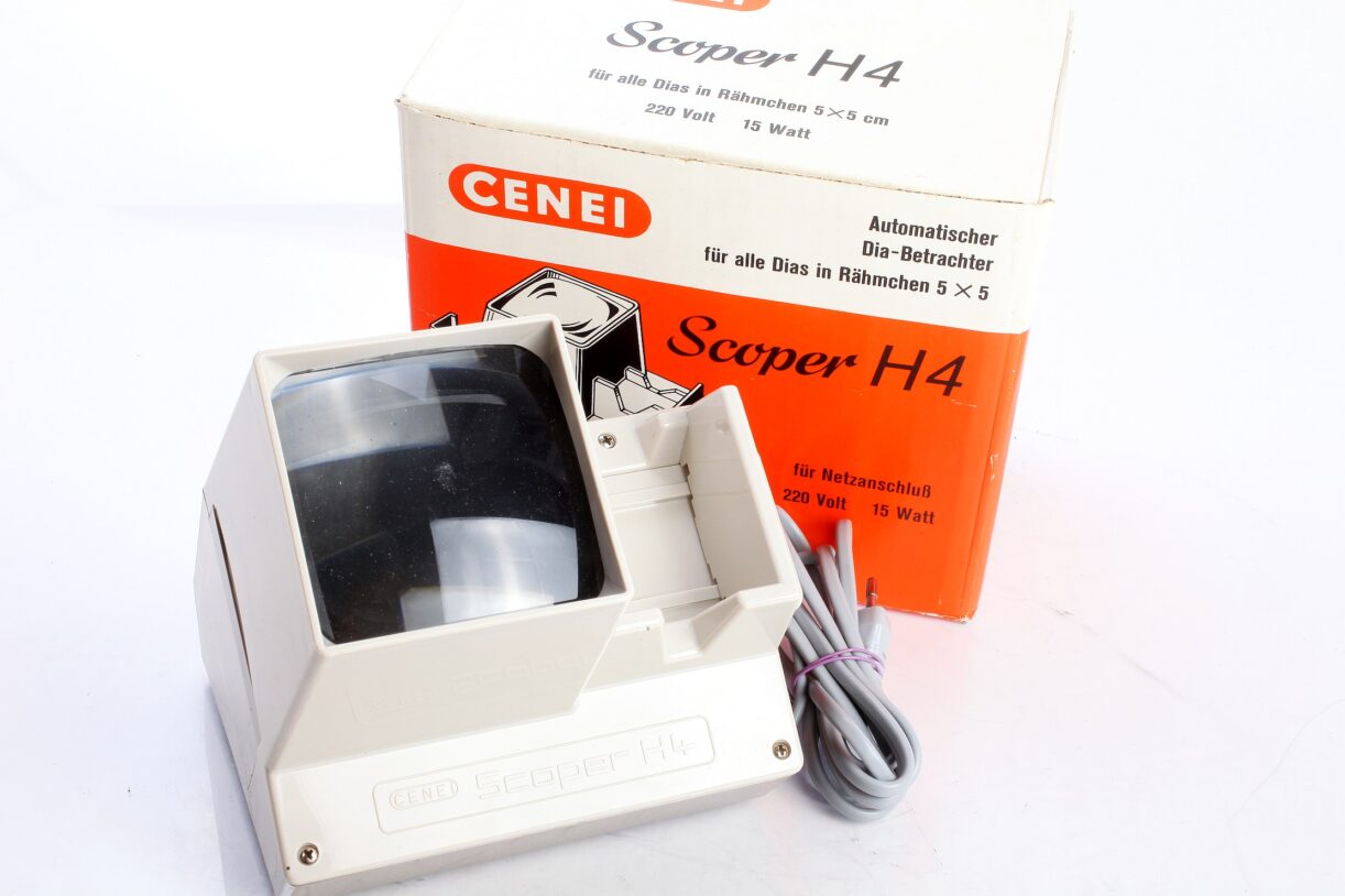 Cenei H4 LED DiaBetrachter 1970s classics Rollei Zeiss Leica
