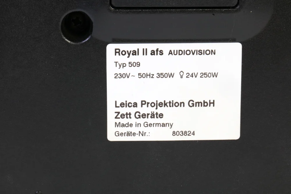 Zett Zeiss Royal AFS II gleich Leica P600 – Bild 4